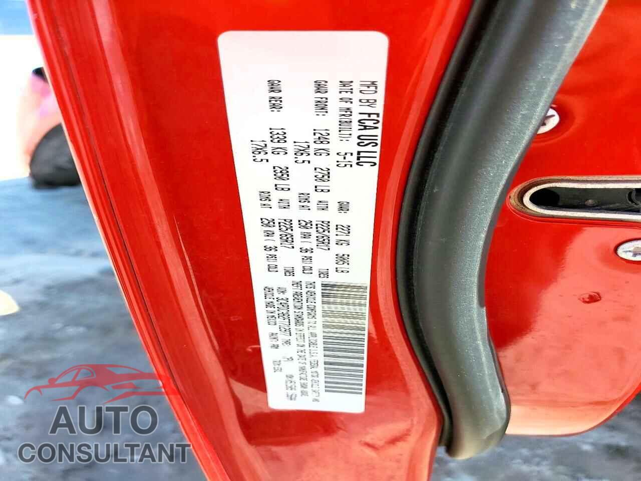 DODGE JOURNEY 2015 - 3C4PDCAB2FT712977