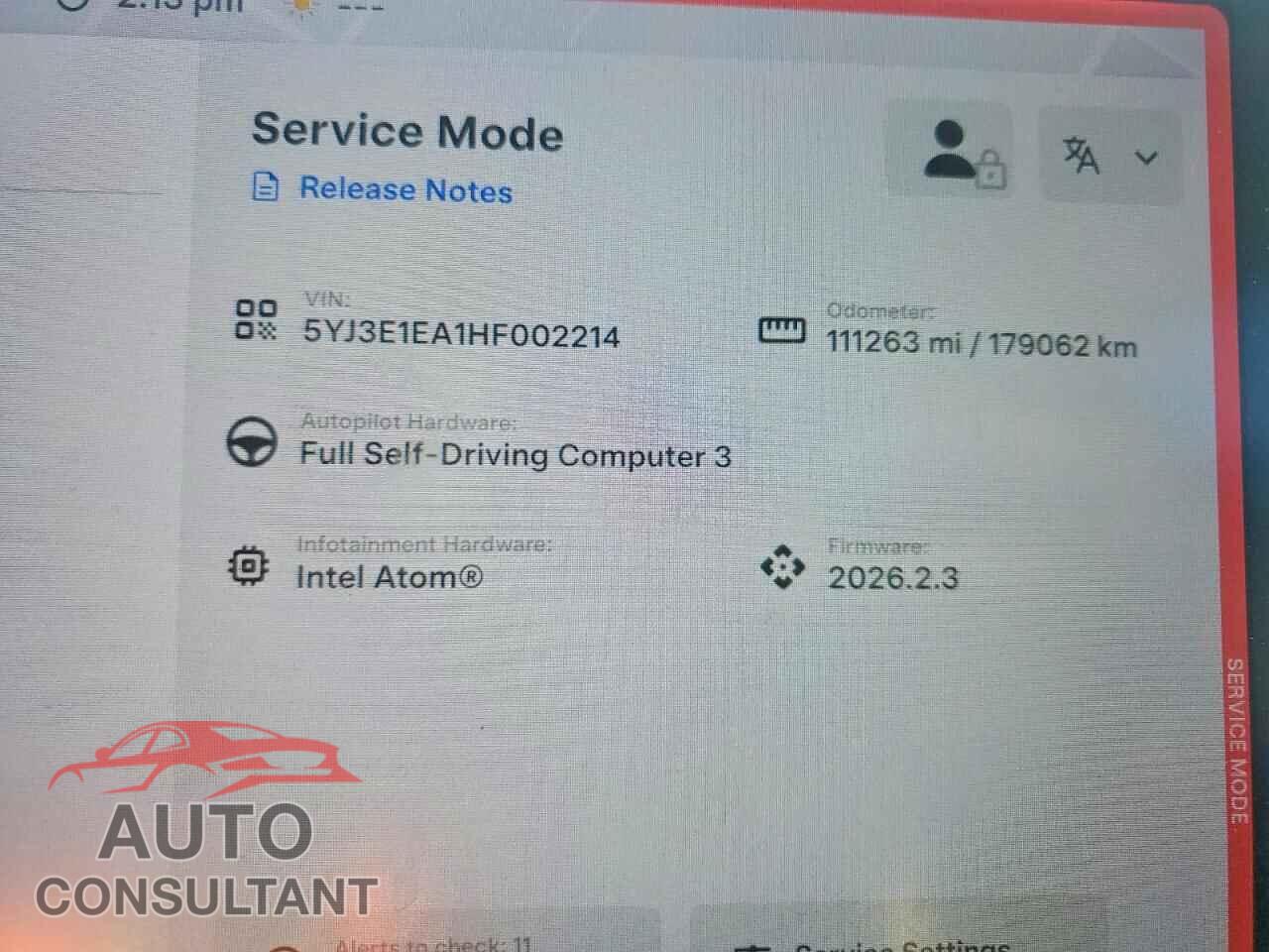 TESLA MODEL 3 2017 - 5YJ3E1EA1HF002214