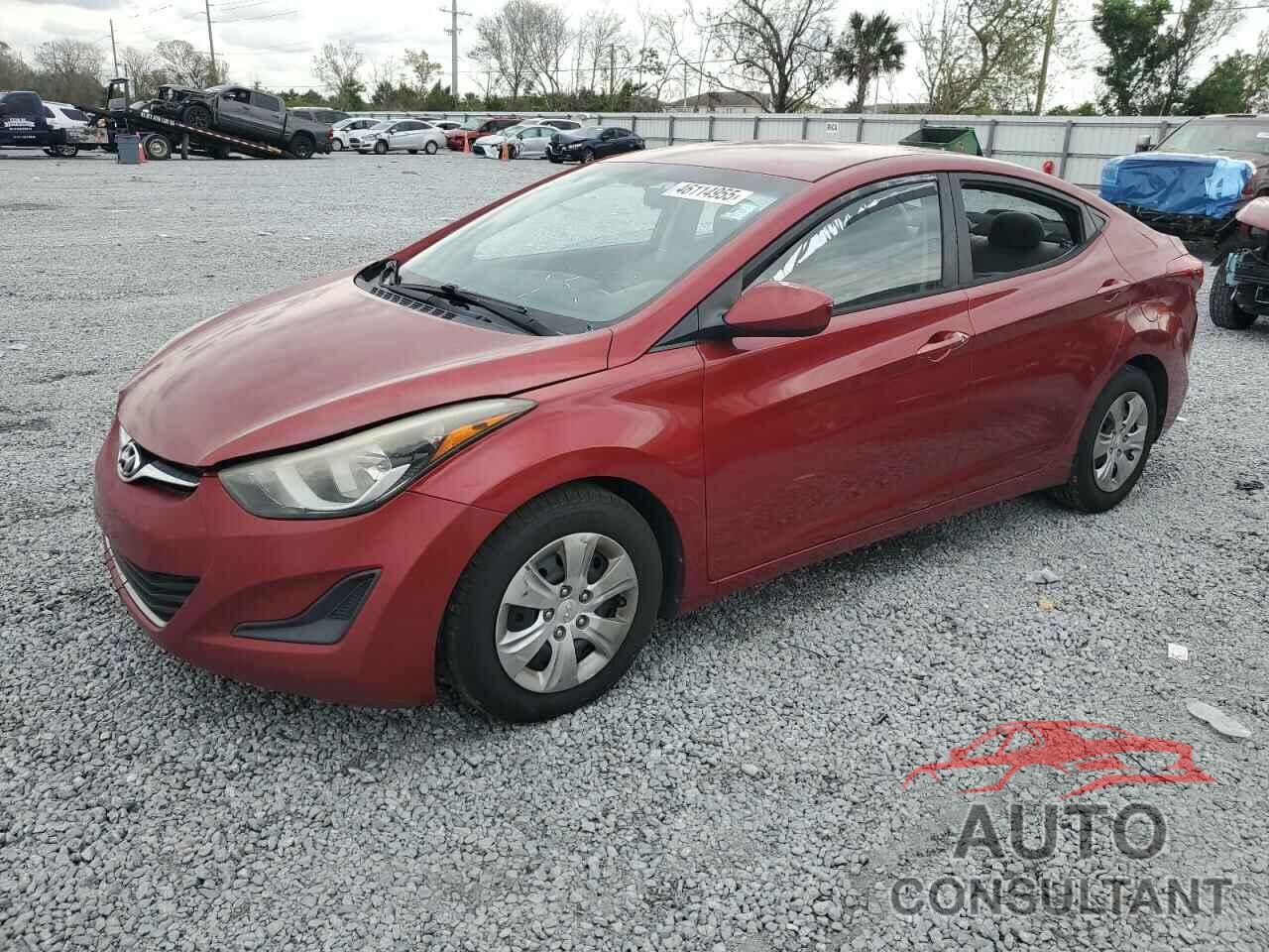 HYUNDAI ELANTRA 2016 - 5NPDH4AE5GH710164