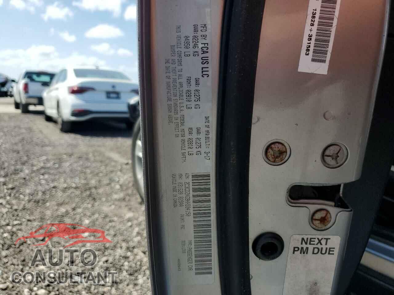 DODGE CHALLENGER 2017 - 2C3CDZAG9HH594150