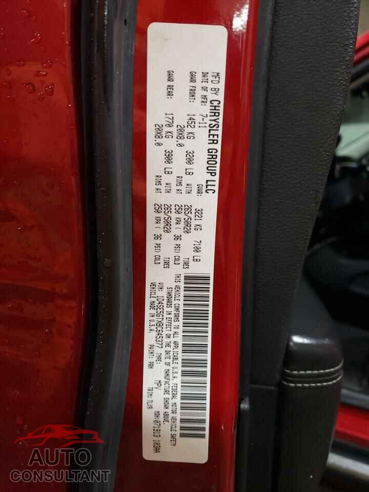 DODGE DURANGO 2011 - 1D4SE5GTXBC645377