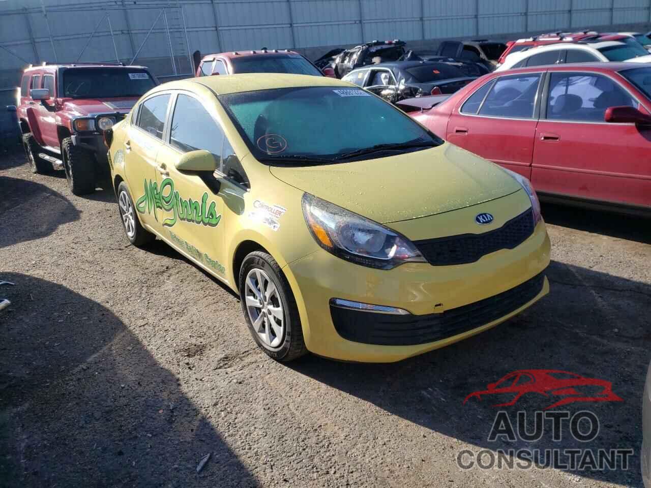 KIA RIO 2016 - KNADM4A37G6586481