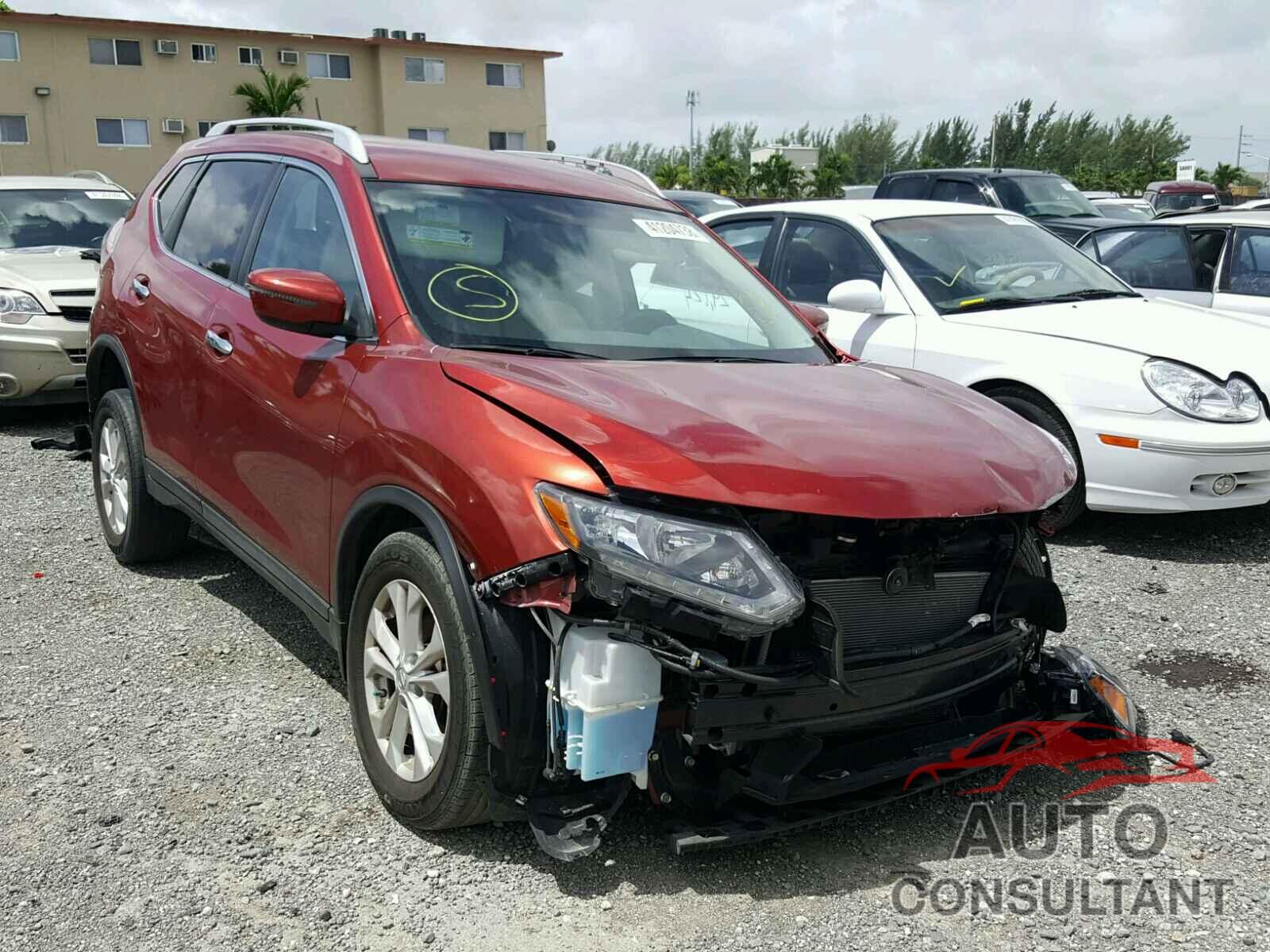 NISSAN ROGUE S 2016 - KNMAT2MT5GP620551