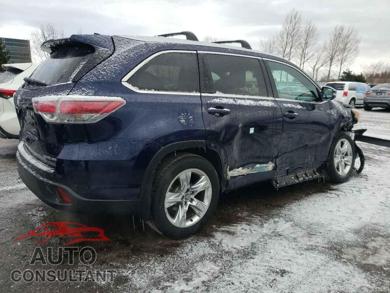 TOYOTA HIGHLANDER 2016 - 5TDDKRFH3GS344720