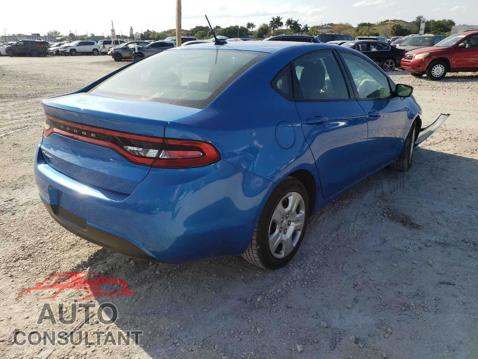 DODGE DART 2016 - 1C3CDFAAXGD682534
