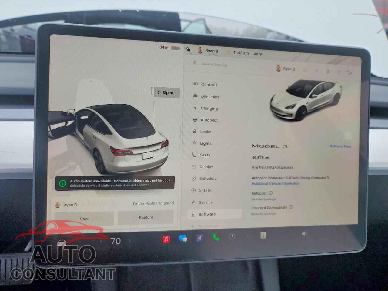TESLA MODEL 3 2023 - 5YJ3E1EA5PF495832