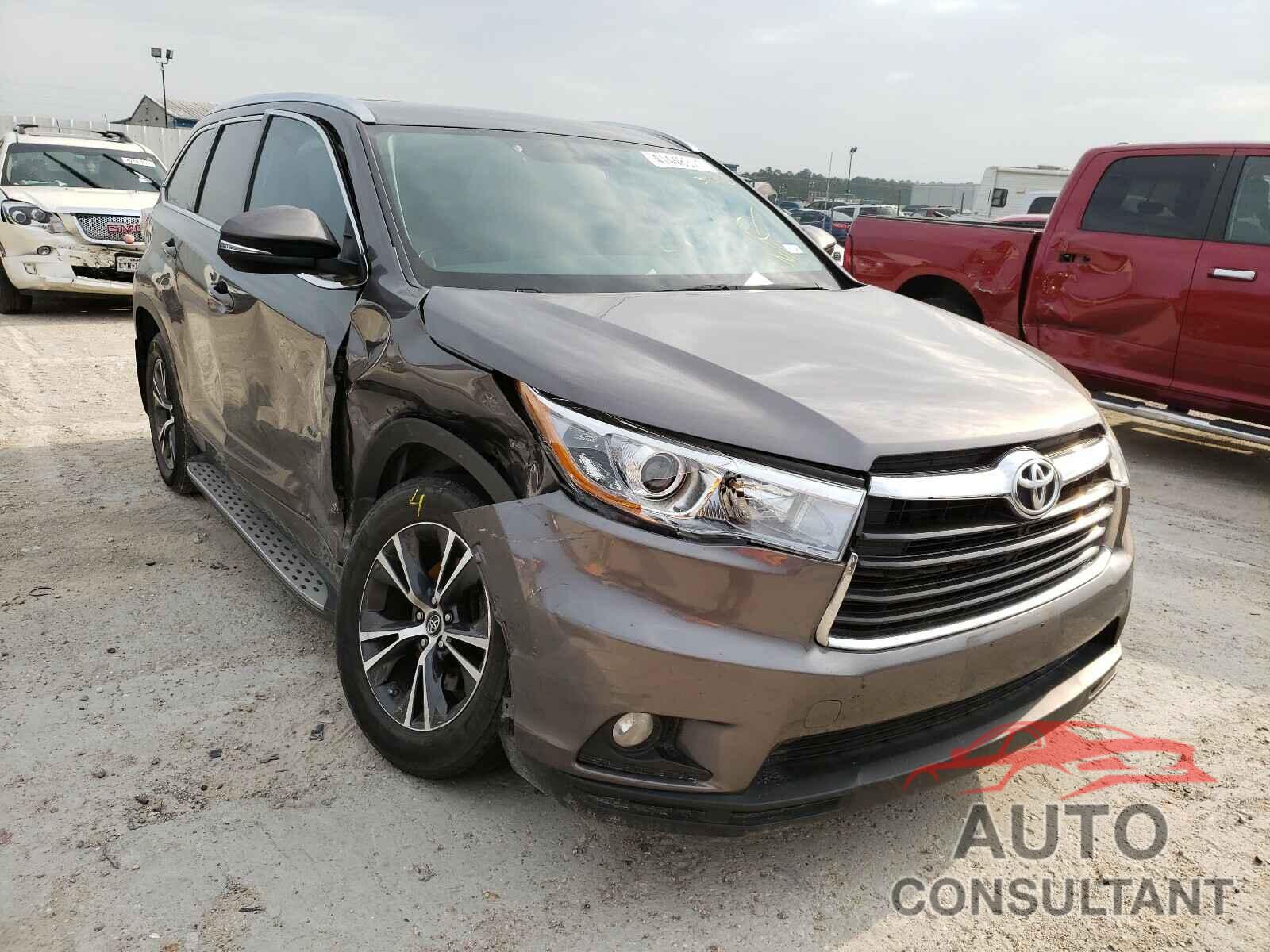 TOYOTA HIGHLANDER 2016 - 5TDKKRFH8GS504436