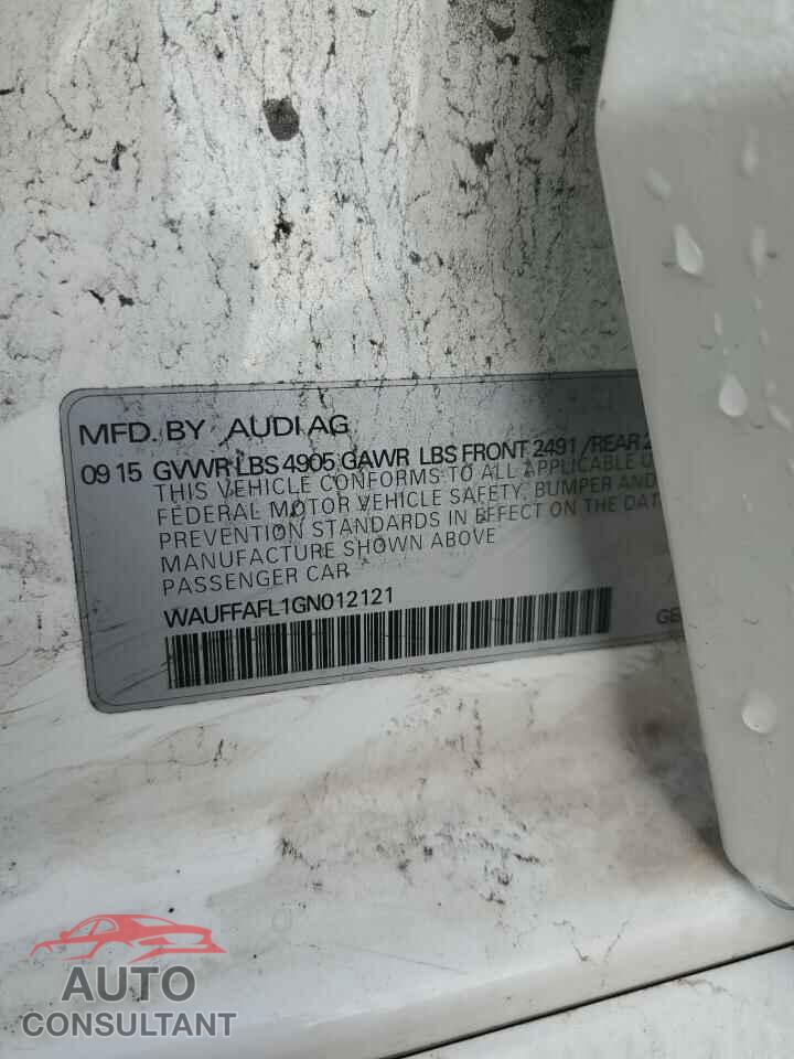 AUDI A4 2016 - WAUFFAFL1GN012121