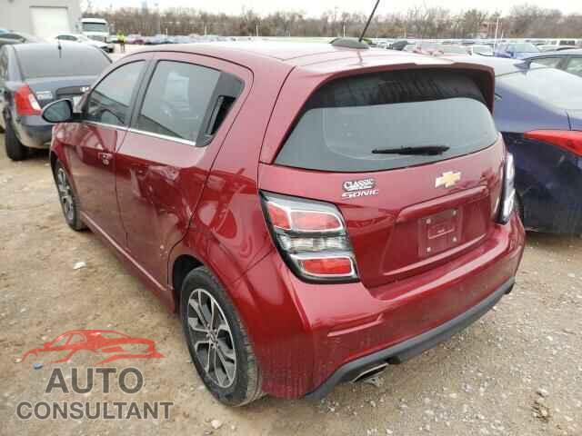 CHEVROLET SONIC 2017 - 1G1JD6SH0H4123177