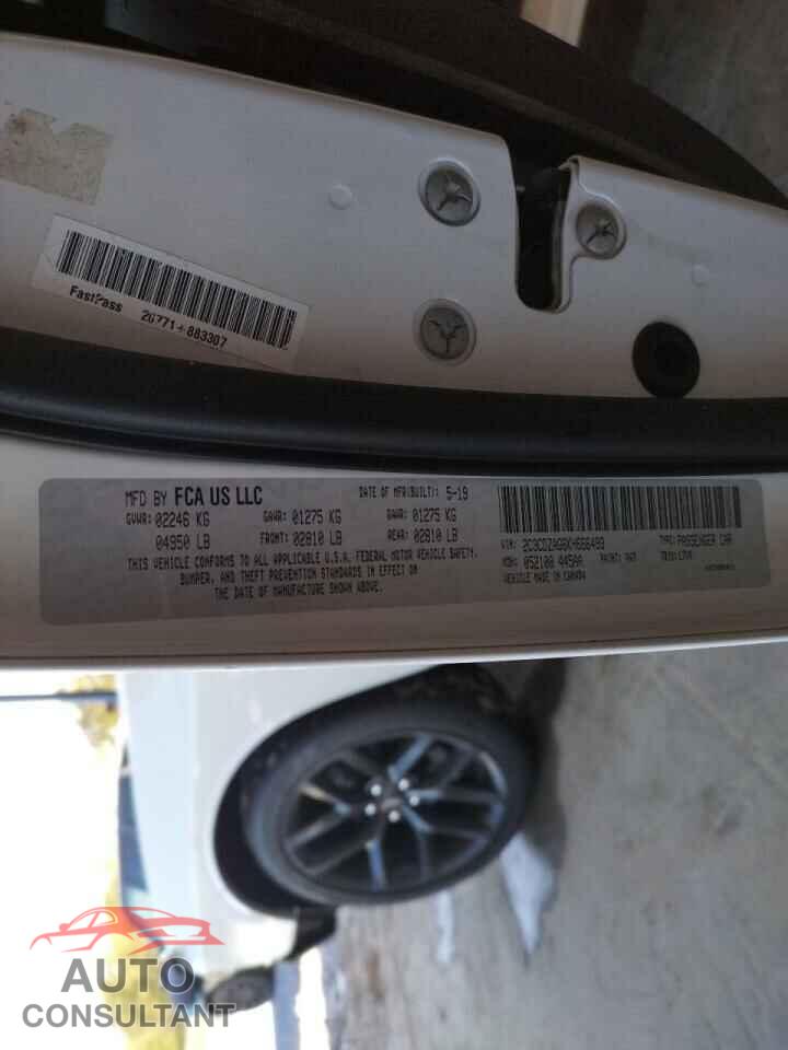 DODGE CHALLENGER 2019 - 2C3CDZAG6KH666493