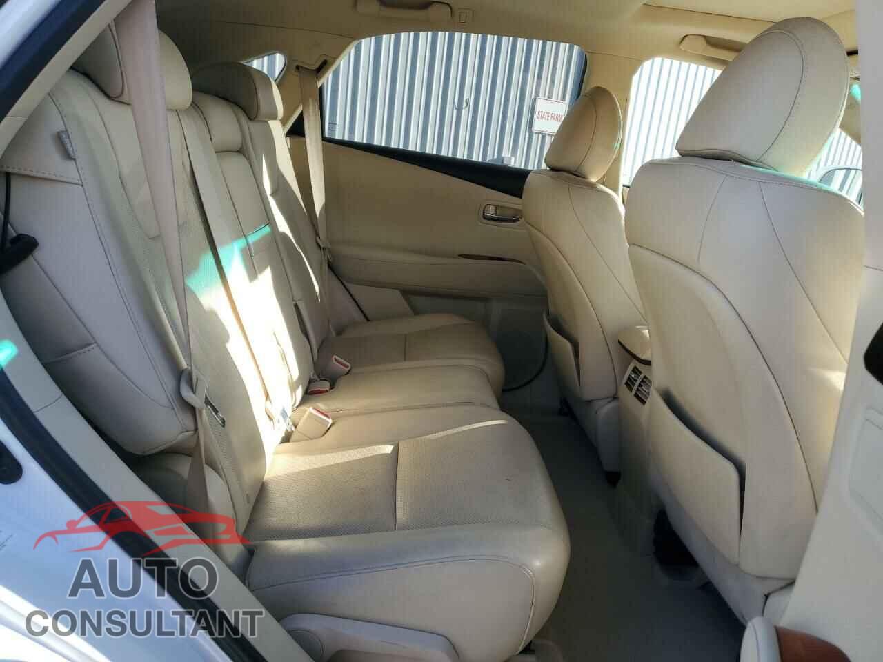 LEXUS RX350 2010 - 2T2BK1BA6AC042254