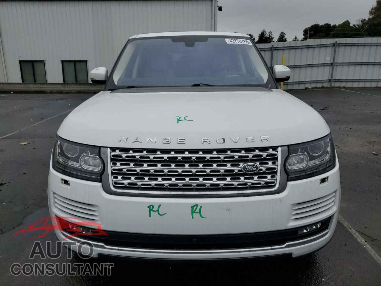 LAND ROVER RANGEROVER 2016 - SALGS2KF9GA274512