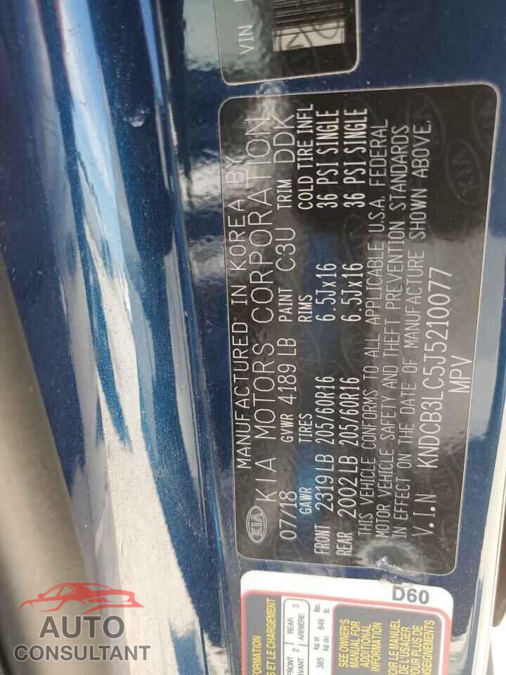 KIA NIRO 2018 - KNDCB3LC5J5210077