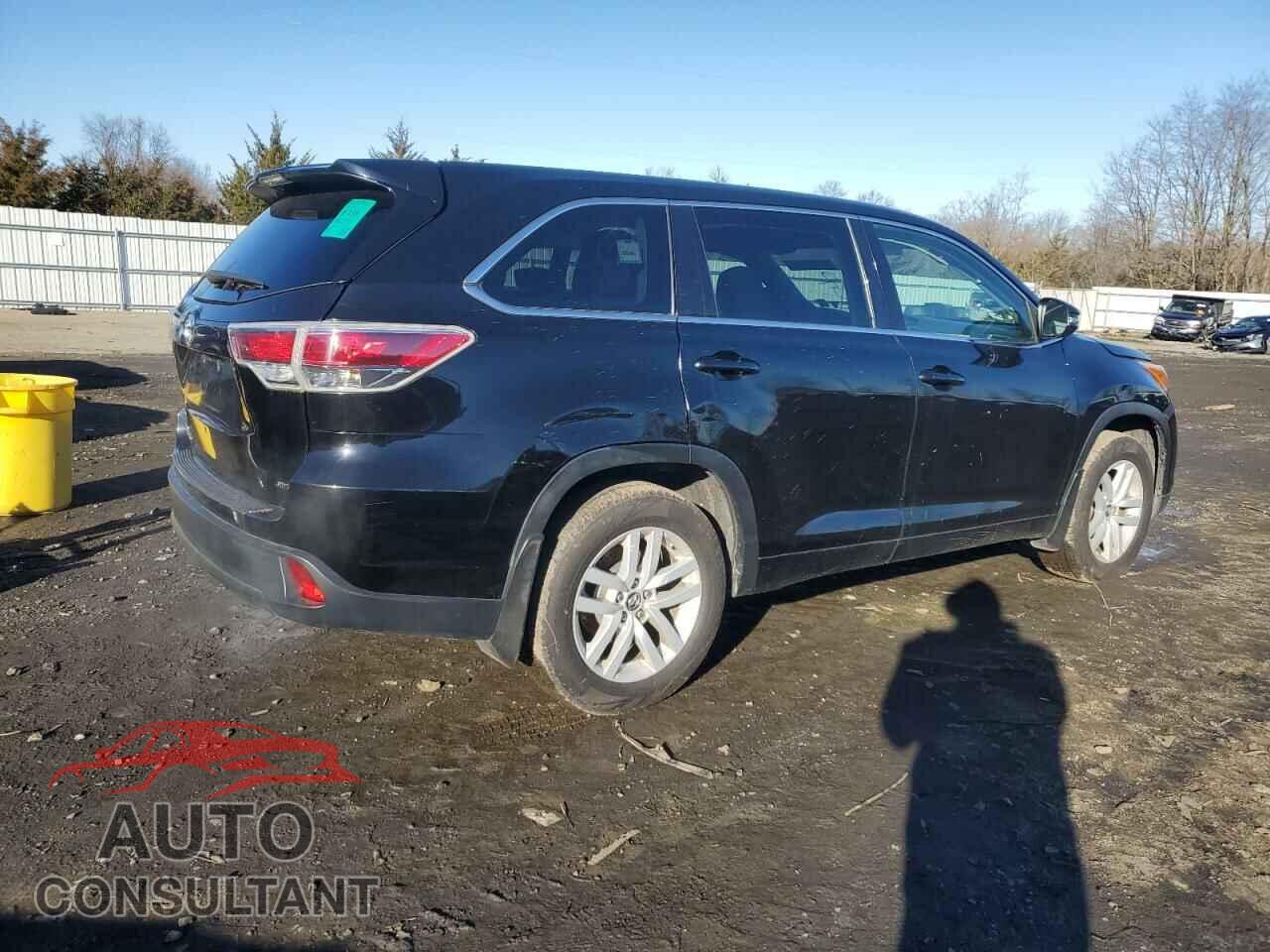 TOYOTA HIGHLANDER 2016 - 5TDBKRFH2GS310565