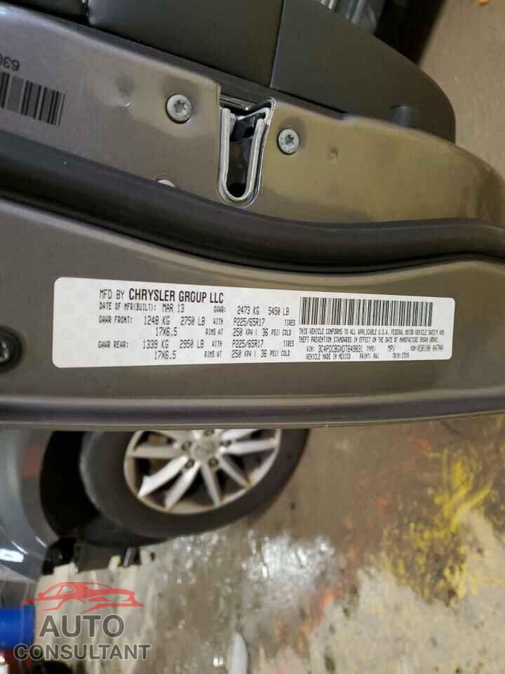 DODGE JOURNEY 2013 - 3C4PDCBGXDT649831