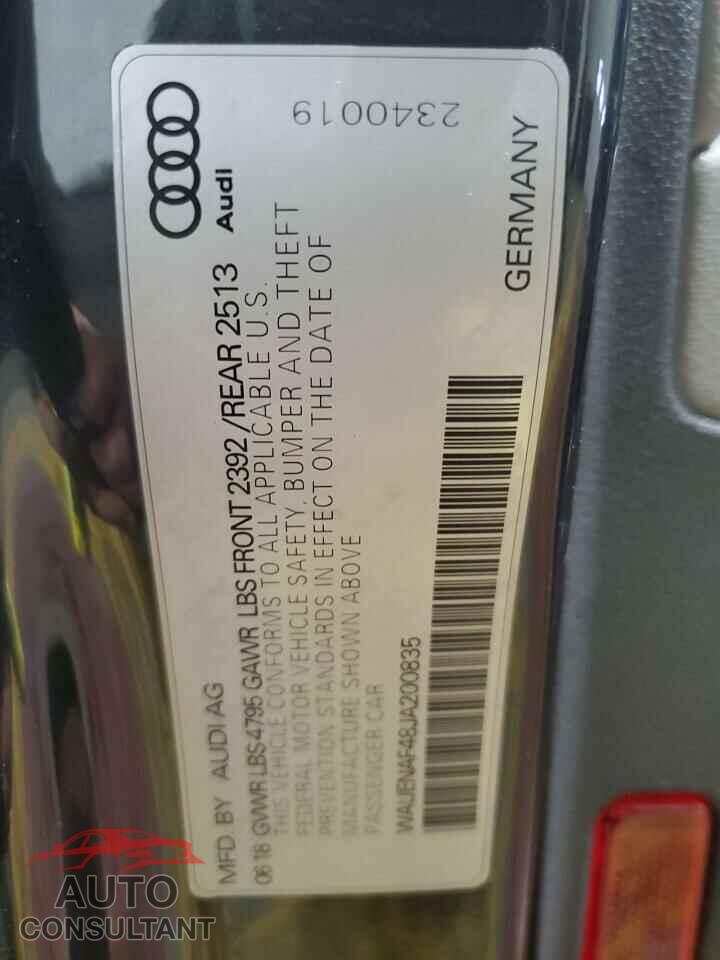 AUDI A4 2018 - WAUENAF48JA200835