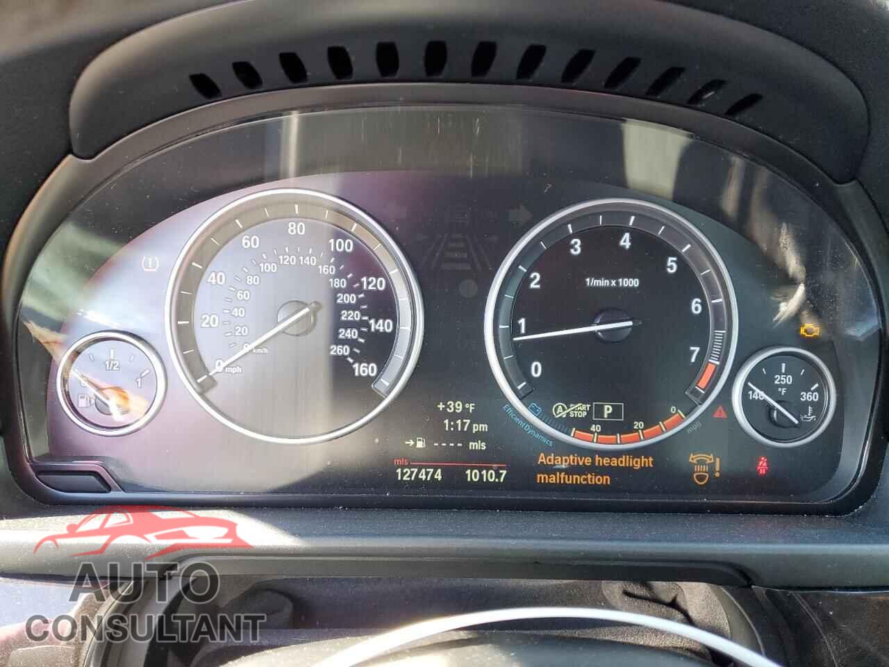BMW 5 SERIES 2013 - WBAFU7C52DDU77877