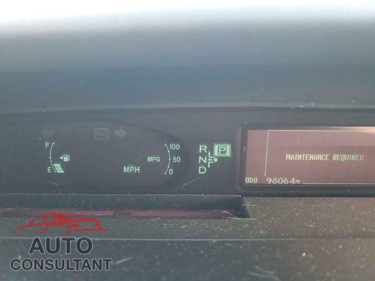 TOYOTA PRIUS 2012 - JTDKN3DP3C3006672