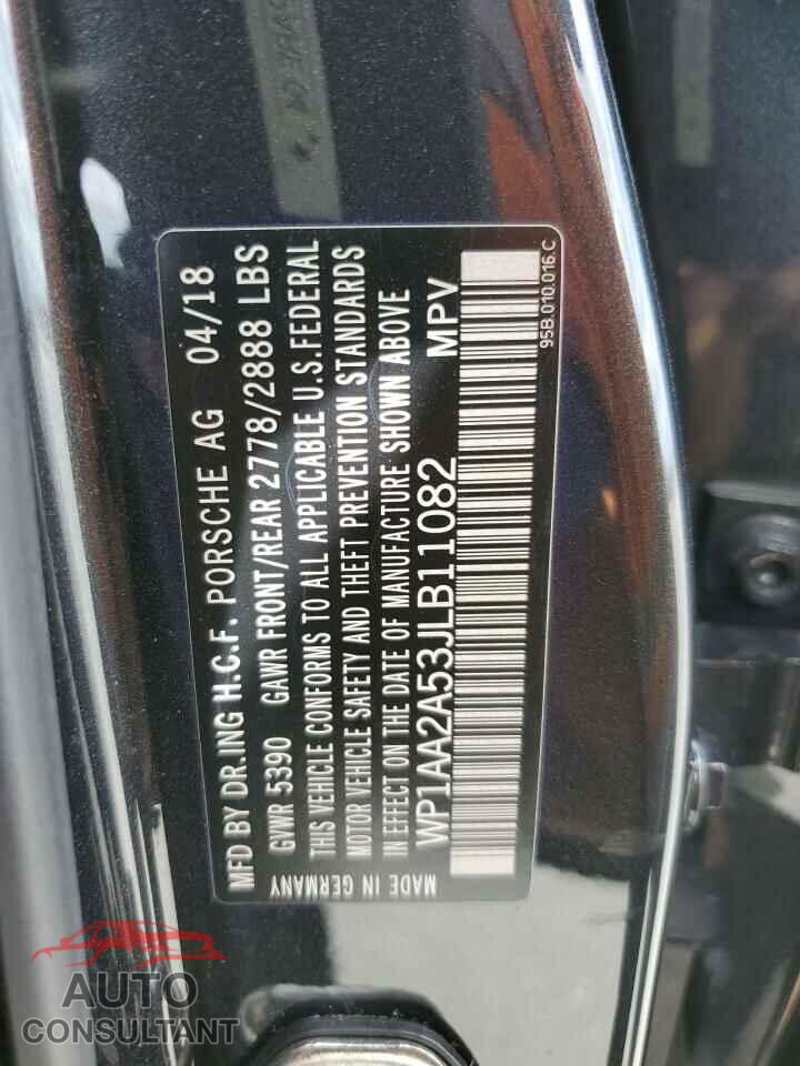 PORSCHE MACAN 2018 - WP1AA2A53JLB11082