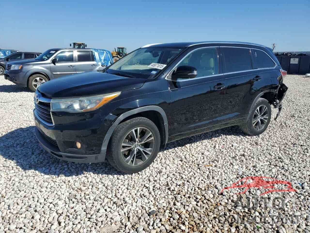 TOYOTA HIGHLANDER 2016 - 5TDKKRFH7GS127730