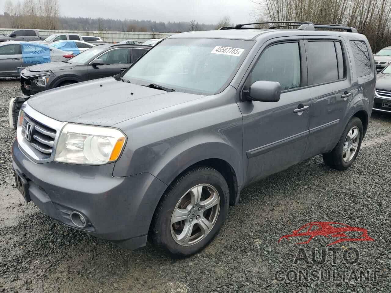 HONDA PILOT 2013 - 5FNYF4H62DB050858