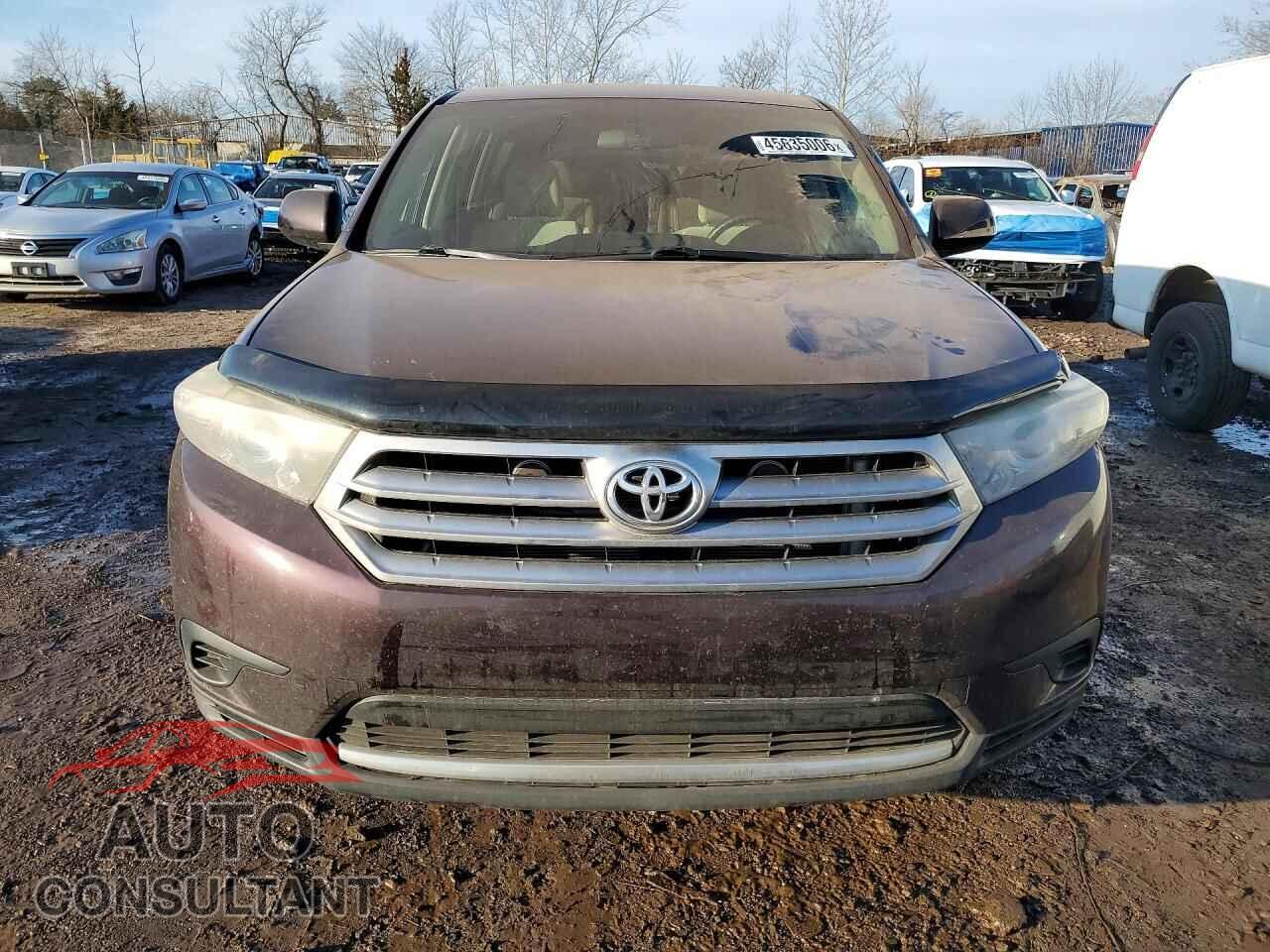 TOYOTA HIGHLANDER 2013 - 5TDZK3EH8DS126174