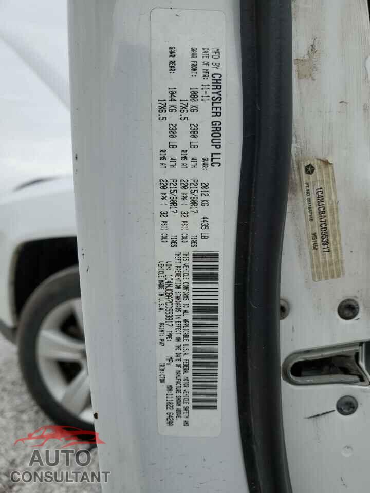 JEEP COMPASS 2012 - 1C4NJCBA7CD553817