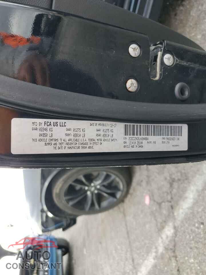 DODGE CHALLENGER 2018 - 2C3CDZAG9JH204864