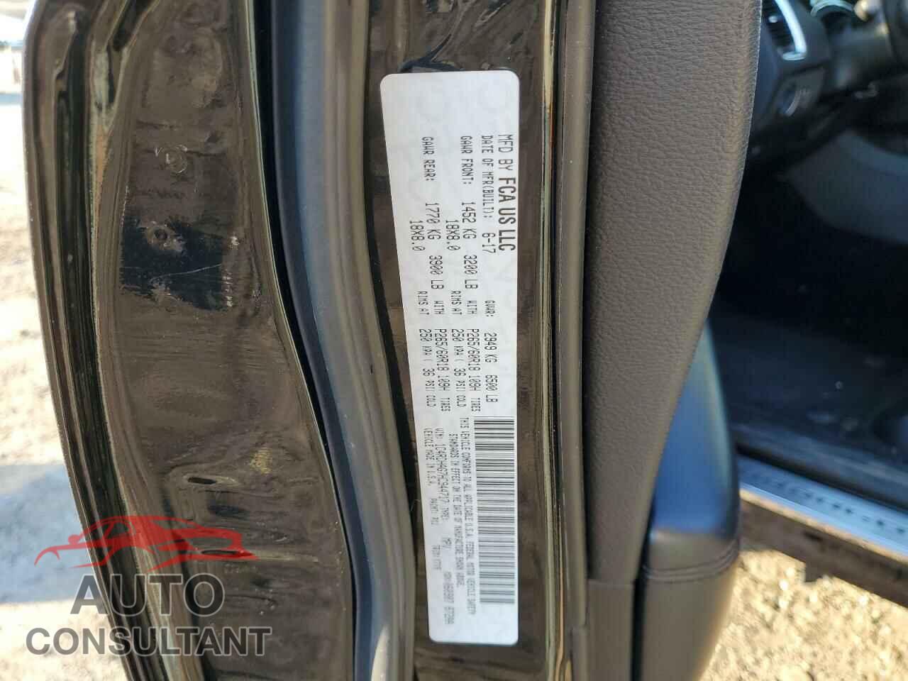 DODGE DURANGO 2017 - 1C4RDHAG7HC944717