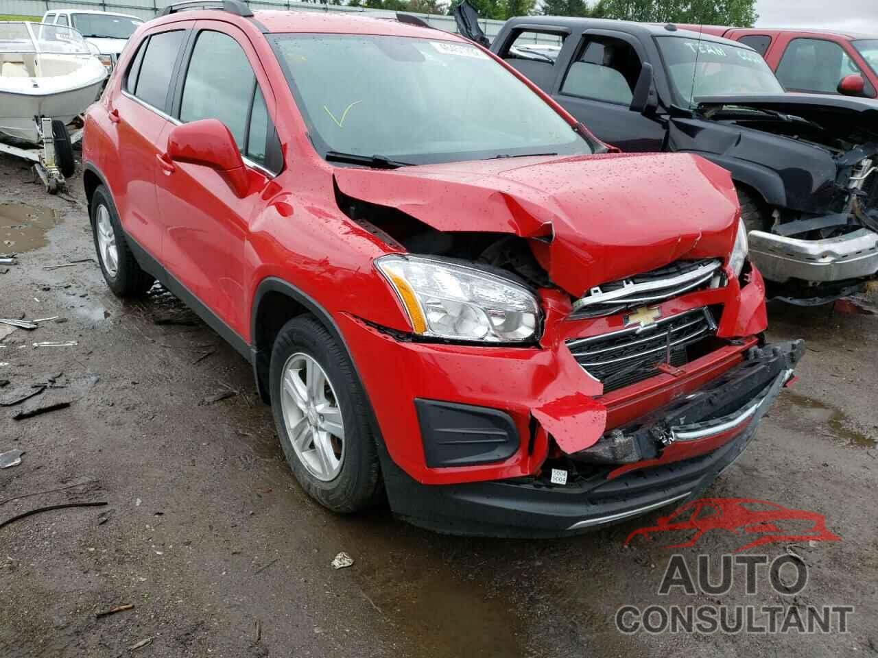 CHEVROLET TRAX 2016 - KL7CJLSB2GB528158