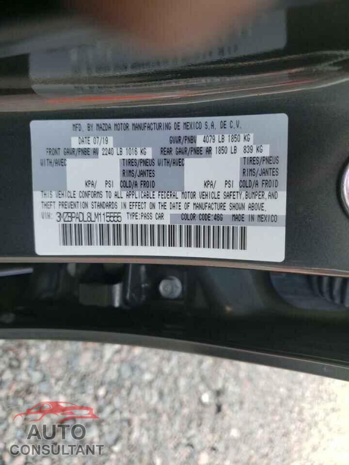MAZDA 3 2020 - 3MZBPADL8LM115555
