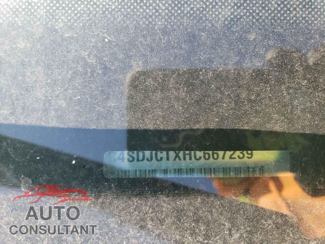 DODGE DURANGO 2017 - 1C4SDJCTXHC667239