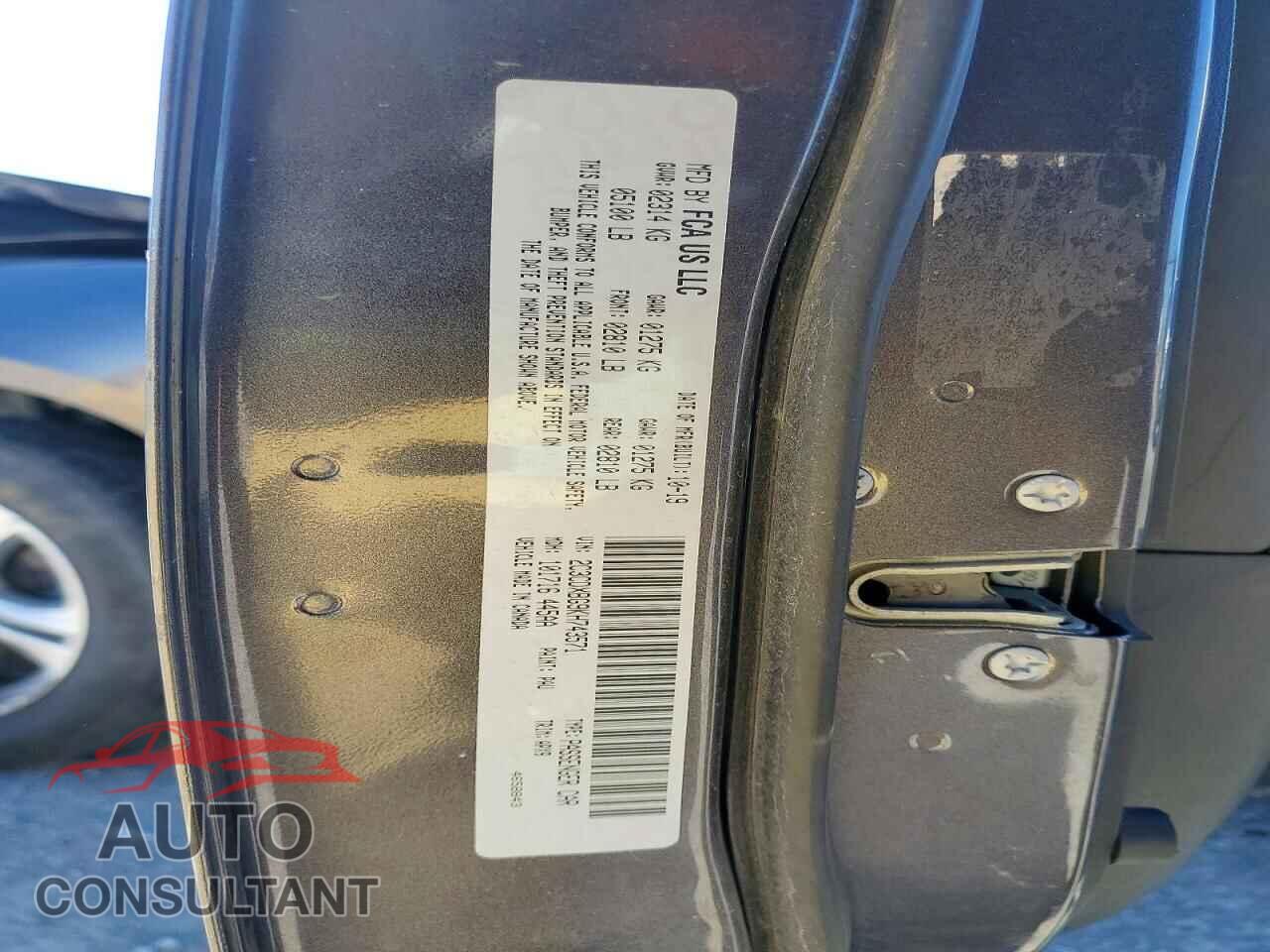 DODGE CHARGER 2019 - 2C3CDXBG9KH743571