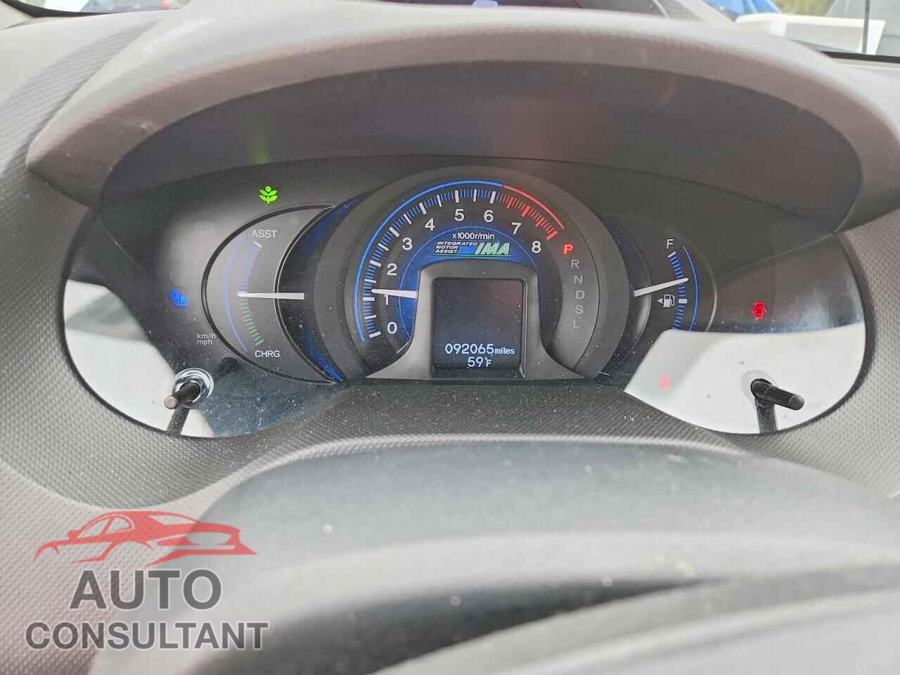 HONDA INSIGHT 2013 - JHMZE2H59DS006389