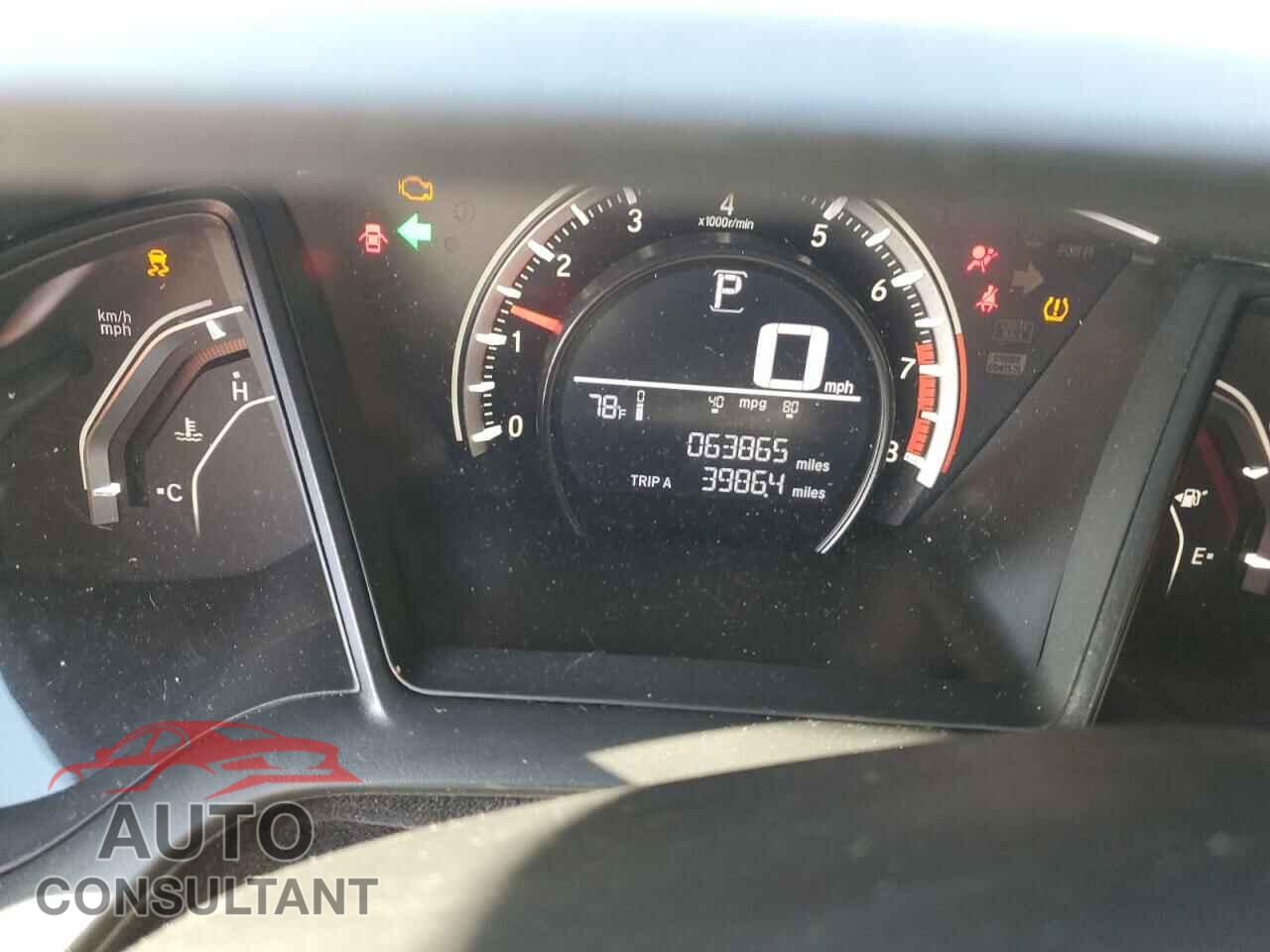 HONDA CIVIC 2017 - 19XFC2F5XHE045255