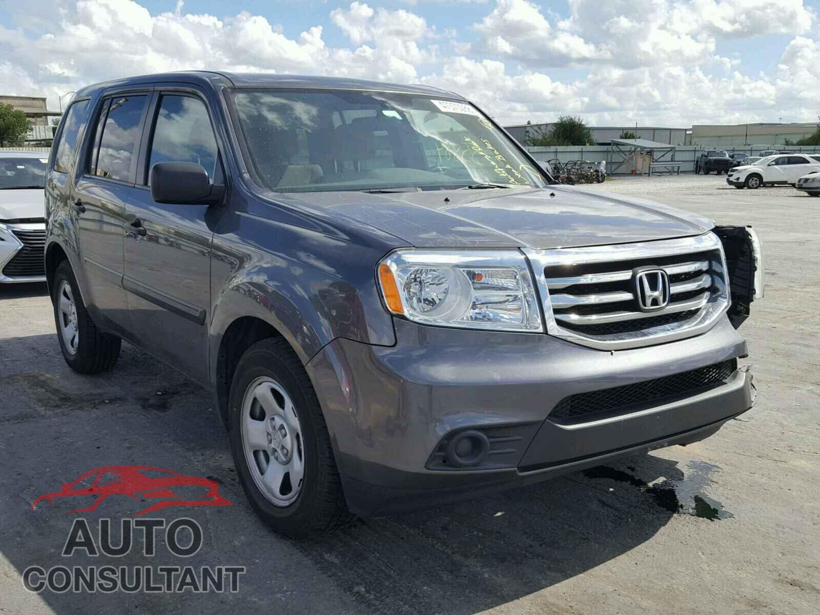 HONDA PILOT LX 2015 - 5FNYF4H29FB025648