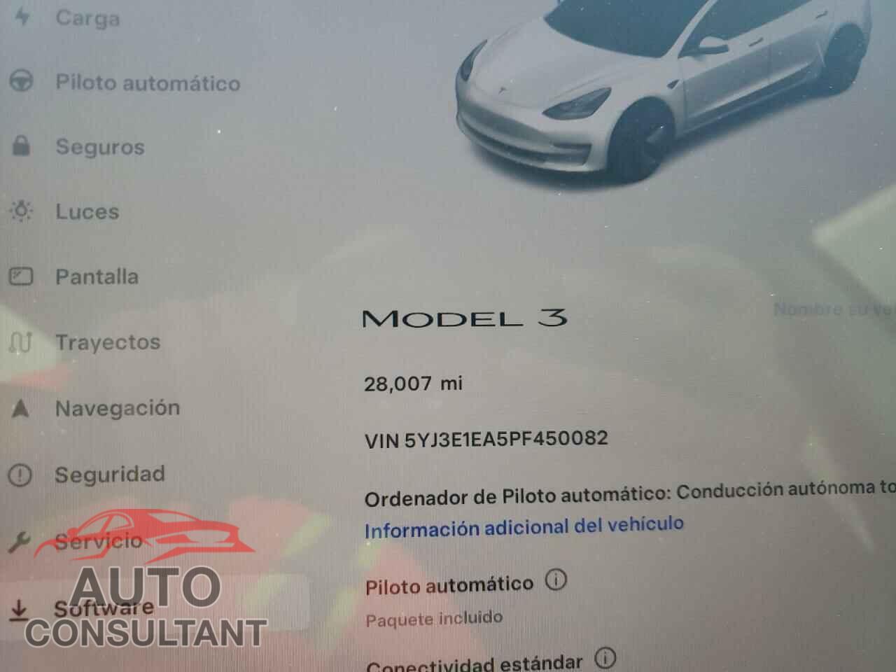 TESLA MODEL 3 2023 - 5YJ3E1EA5PF450082