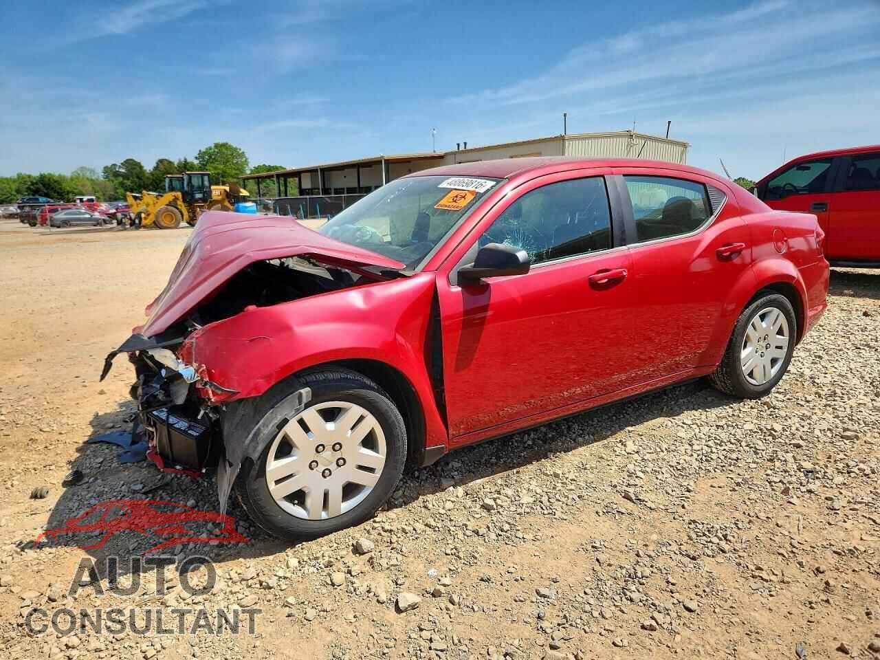 DODGE AVENGER 2013 - 1C3CDZAB4DN554905