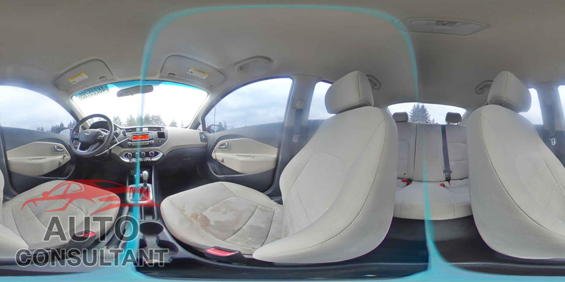 KIA RIO 2012 - KNADM4A37C6087979