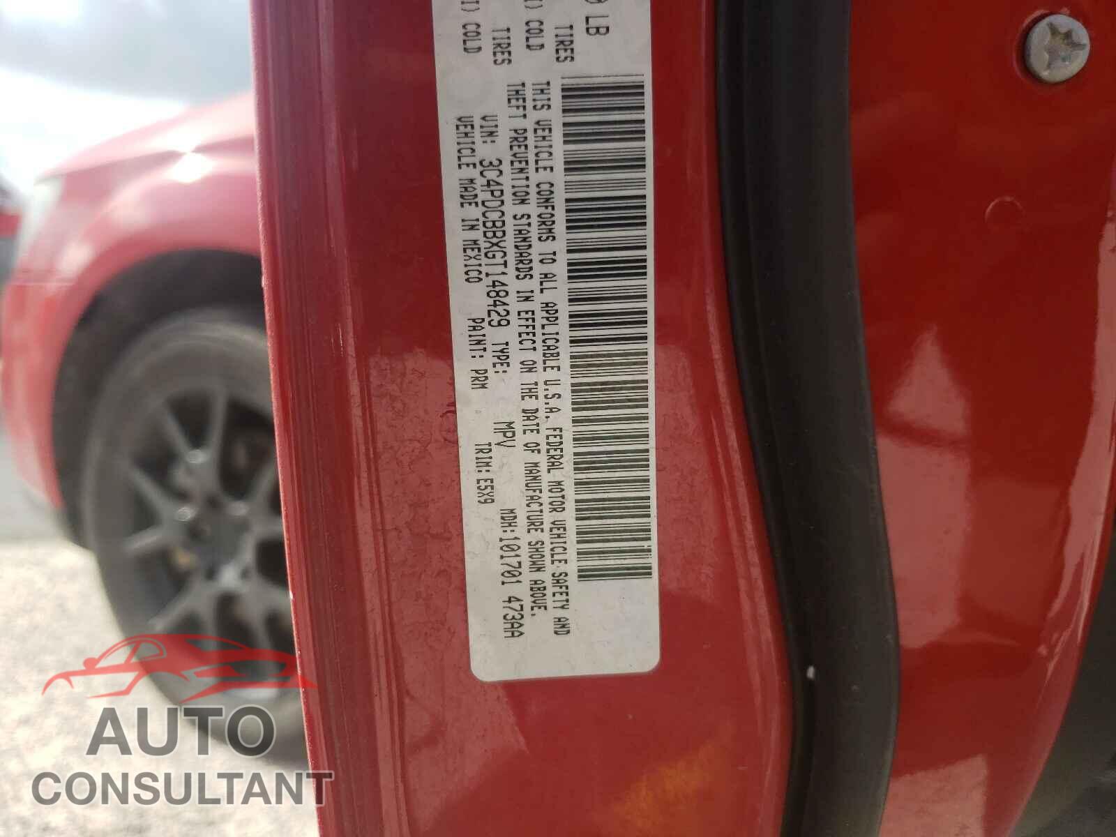 DODGE JOURNEY 2016 - 3C4PDCBBXGT148429