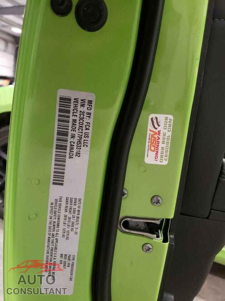DODGE CHARGER 2023 - 2C3CDXCT7PH533182