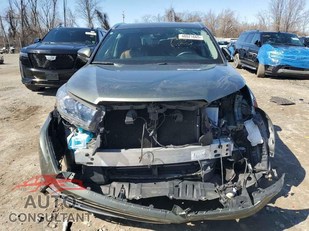 TOYOTA HIGHLANDER 2017 - 5TDYZRFH3HS200034