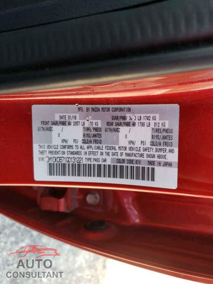 MAZDA CX-3 2016 - JM1DKDB71G0131221