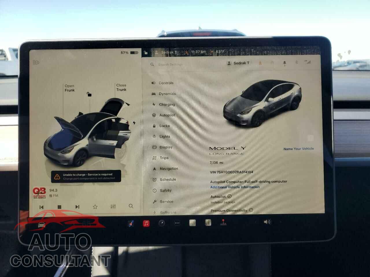 TESLA MODEL Y 2024 - 7SAYGDED2RA314104