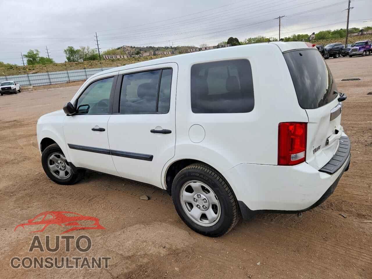 HONDA PILOT 2013 - 5FNYF4H2XDB085712