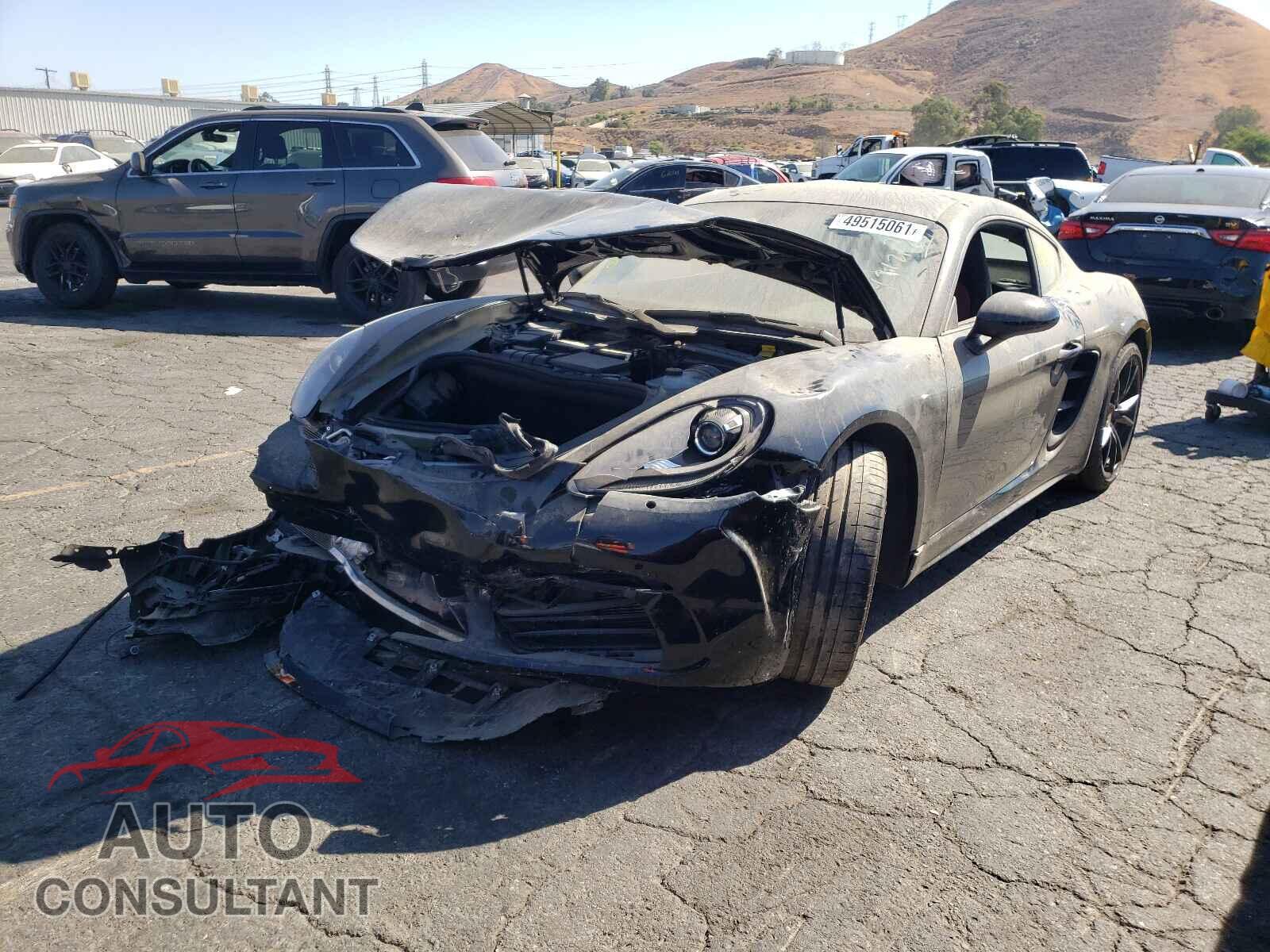 PORSCHE CAYMAN 2018 - WP0AA2A87JK262525