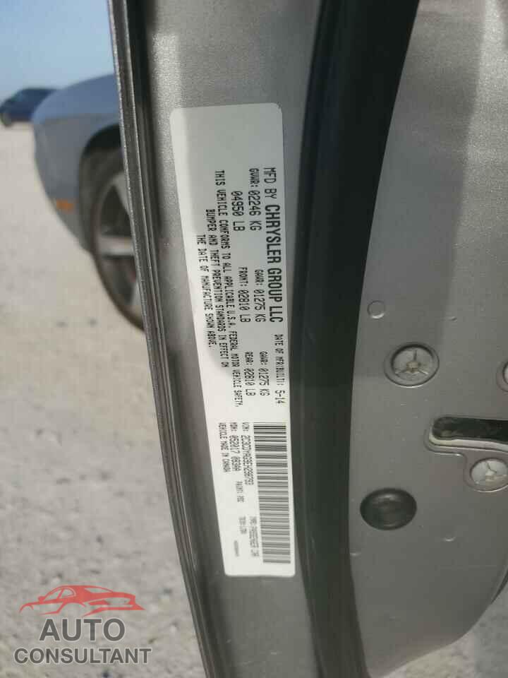DODGE CHALLENGER 2014 - 2C3CDYAG9EH298793