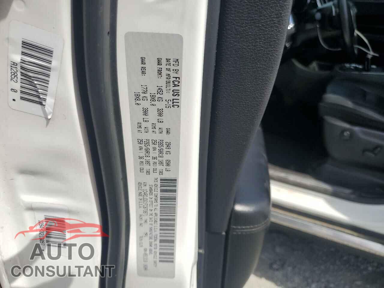 DODGE DURANGO 2015 - 1C4RDJDG1FC873871