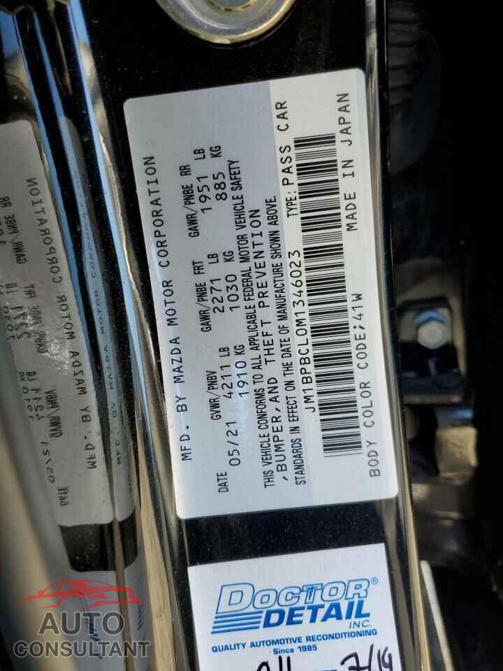 MAZDA 3 2021 - JM1BPBCL0M1346023