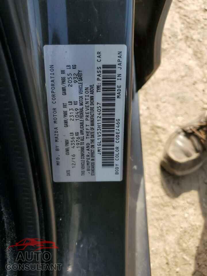 MAZDA 6 2017 - JM1GL1V53H1124057